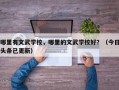 哪里有文武学校，哪里的文武学校好？（今日头条已更新）