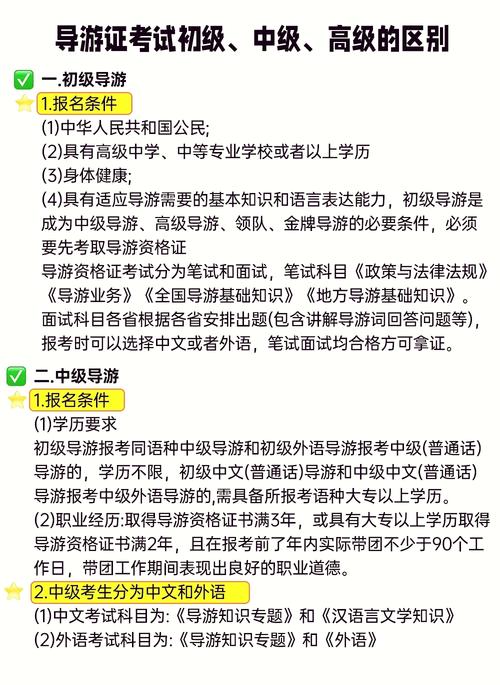 中级导游证考试要考哪些科目?中级导游考试条件?(知乎)-第5张图片-家教网 中级导游证考试要考哪些科目?中级导游考试条件?(知乎)-第5张图片-家教网