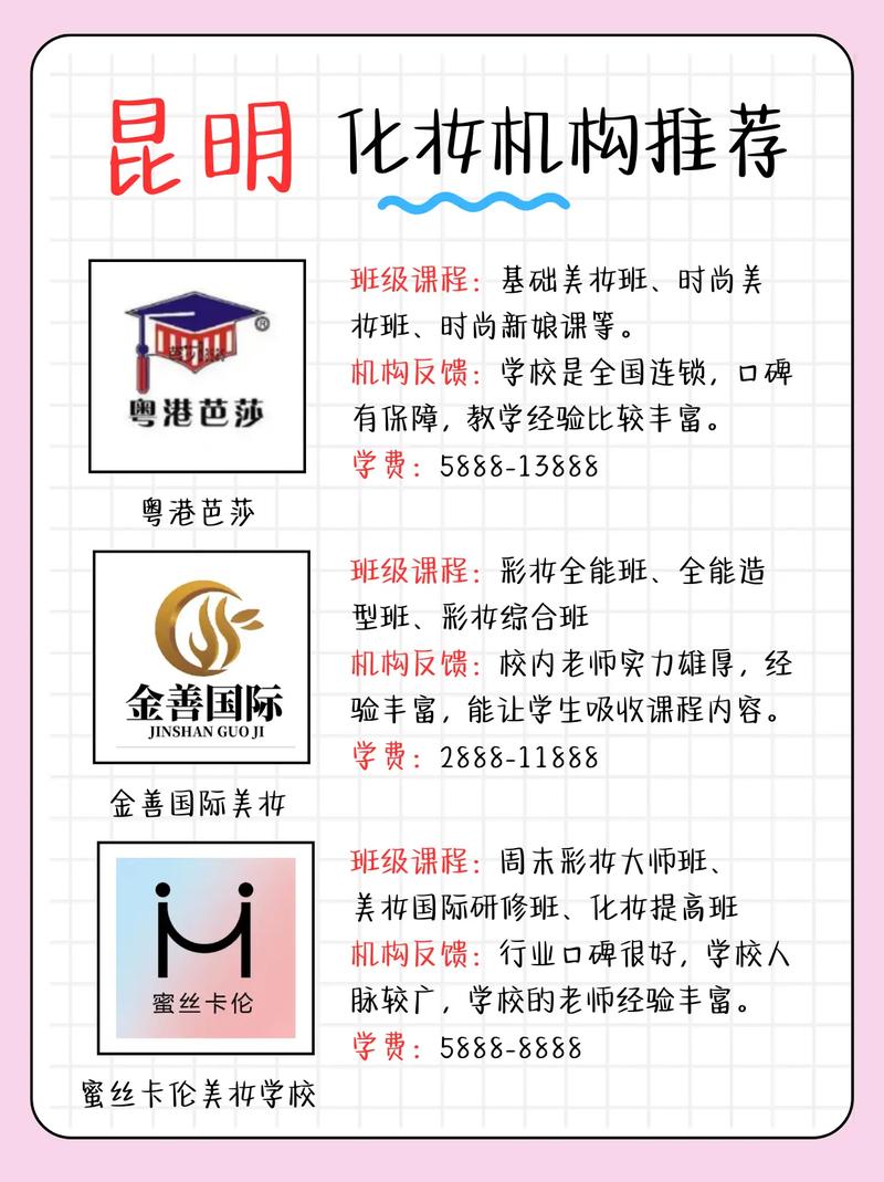 昆明化妆培训学校有哪些?昆明知名化妆培训学校?(知乎)-第3张图片-家教网 昆明化妆培训学校有哪些?昆明知名化妆培训学校?(知乎)-第3张图片-家教网
