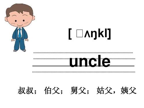 叔叔英语怎么说,杰克的叔叔英语怎么说(2024头条知乎已更新)-第3张图片-家教网 叔叔英语怎么说,杰克的叔叔英语怎么说(2024头条知乎已更新)-第3张图片-家教网