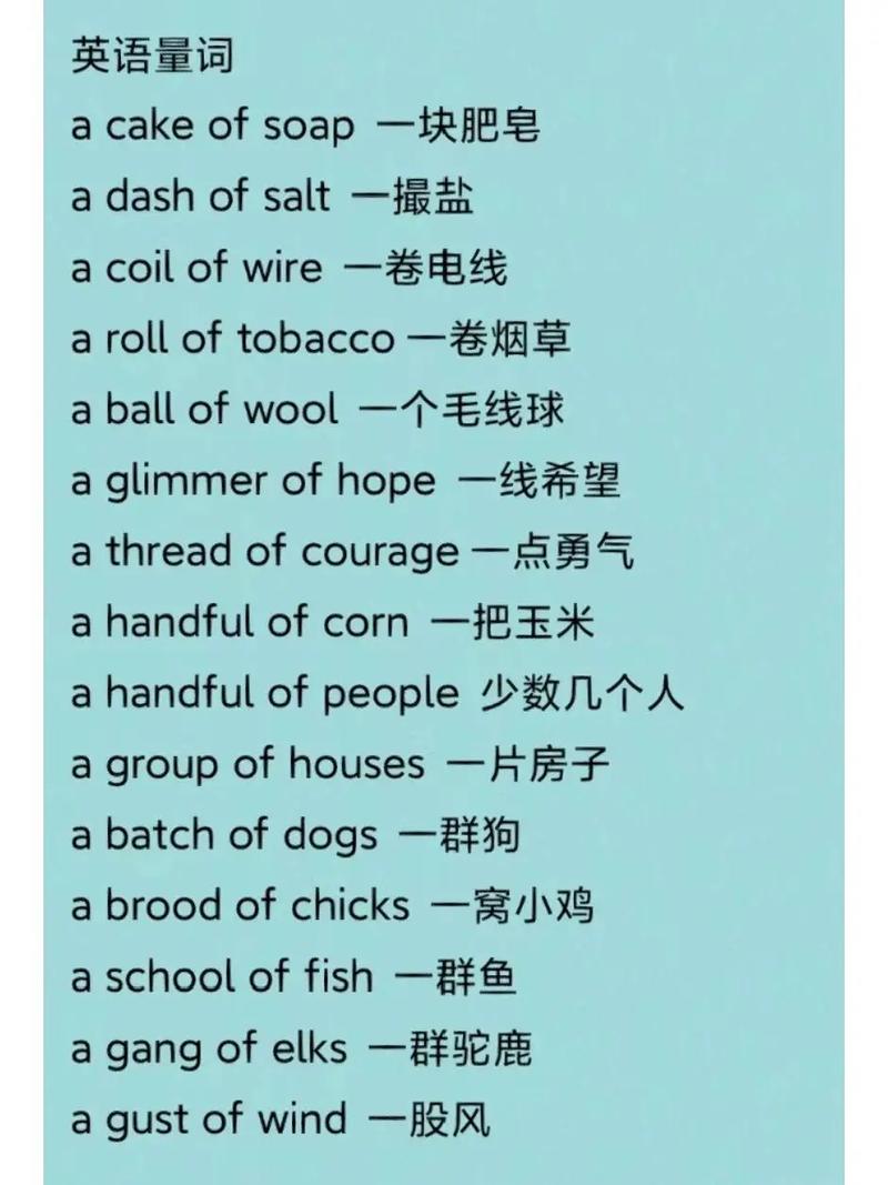 英语中的量词有哪些?英语里面的量词有哪些?(知乎)-第1张图片-家教网 英语中的量词有哪些?英语里面的量词有哪些?(知乎)-第1张图片-家教网