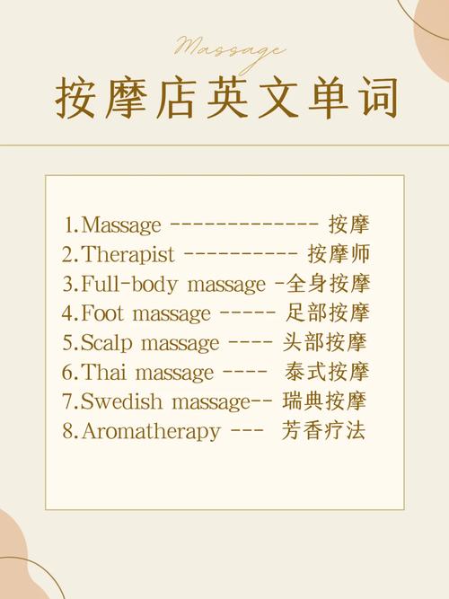 按摩英语怎么说?按摩英语怎么说呢?(知乎)-第4张图片-家教网 按摩英语怎么说?按摩英语怎么说呢?(知乎)-第4张图片-家教网