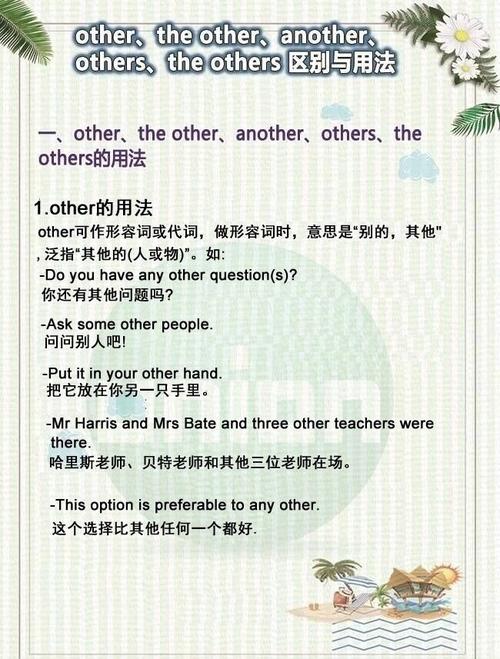 其他用英语怎么说？请让一下英语怎么说？(知乎）-第5张图片-家教网