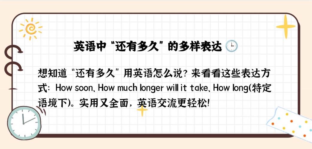 多久英语怎么说,大概多久英语怎么说(2024头条知乎已更新)-第3张图片-家教网 多久英语怎么说,大概多久英语怎么说(2024头条知乎已更新)-第3张图片-家教网
