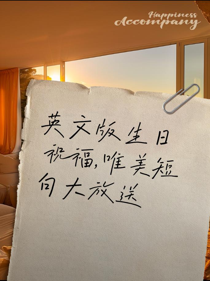 生日快乐的英语怎么说,很火的生日短句英文?(今日头条已更新)-第6张图片-家教网 生日快乐的英语怎么说,很火的生日短句英文?(今日头条已更新)-第6张图片-家教网