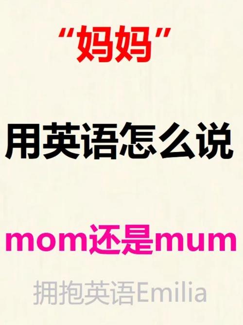 妈妈英语怎么说，哥哥英语怎么说？（今日头条已更新）-第4张图片-家教网