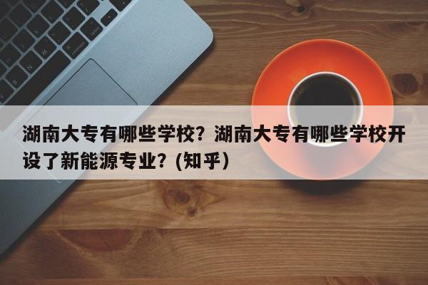 湖南大专有哪些学校？湖南大专有哪些学校开设了新能源专业？(知乎）-第1张图片-家教网